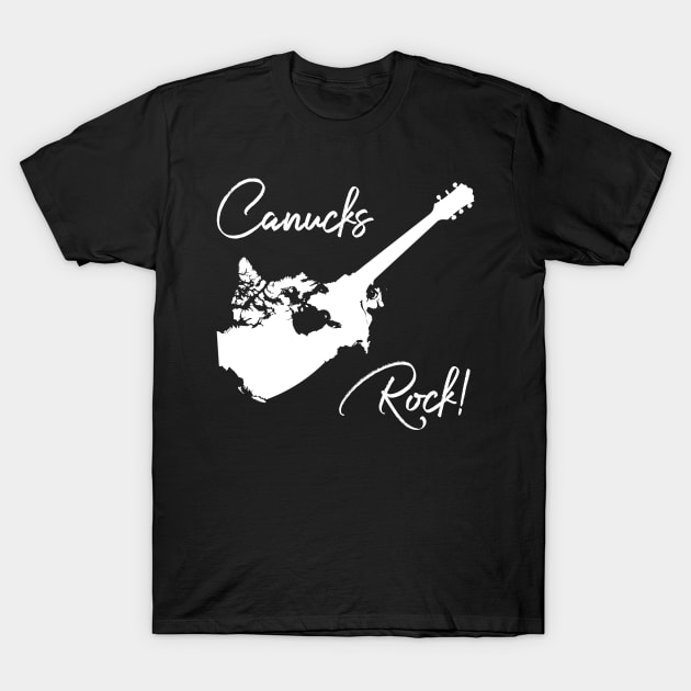 Canucks Rock! T-Shirt by MessageOnApparel